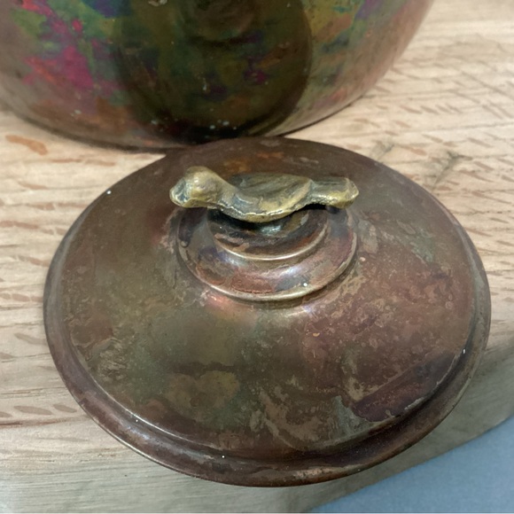 🟡 Vintage - ? Antique ? - Copper Tea Pot / Kettle - Unique / Rare & Beautiful - Picture 14 of 16